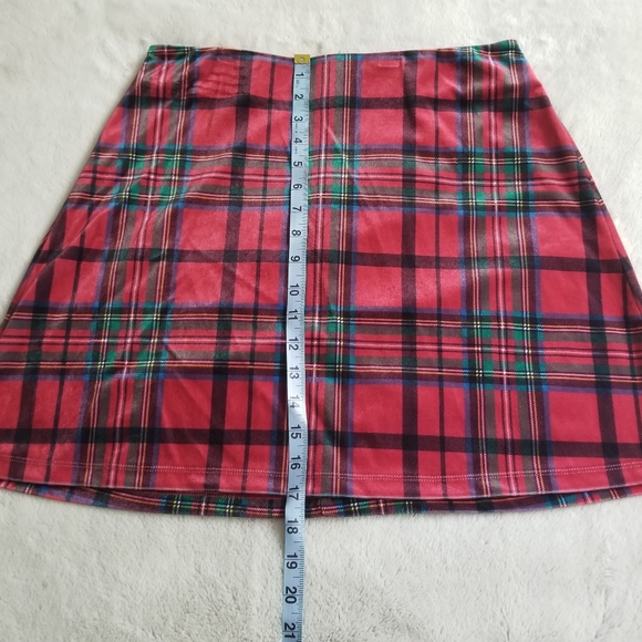 DOLLS KILL Past Lovers Plaid Skirt Size L - Picture 7 of 8